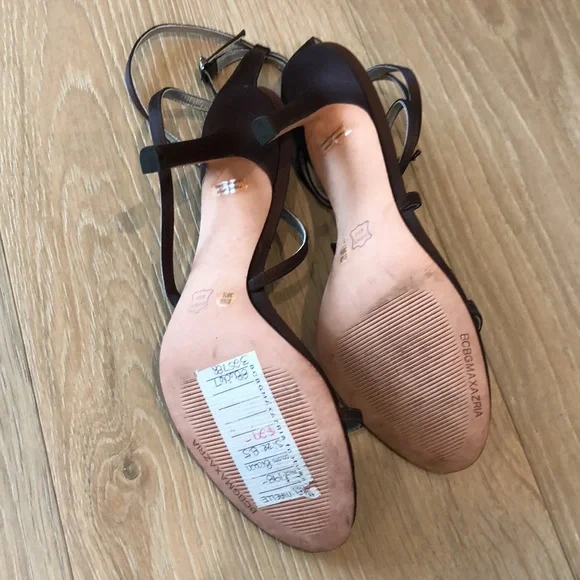 New BCBG brown strapped heels size 8.5 - Picture 6 of 8